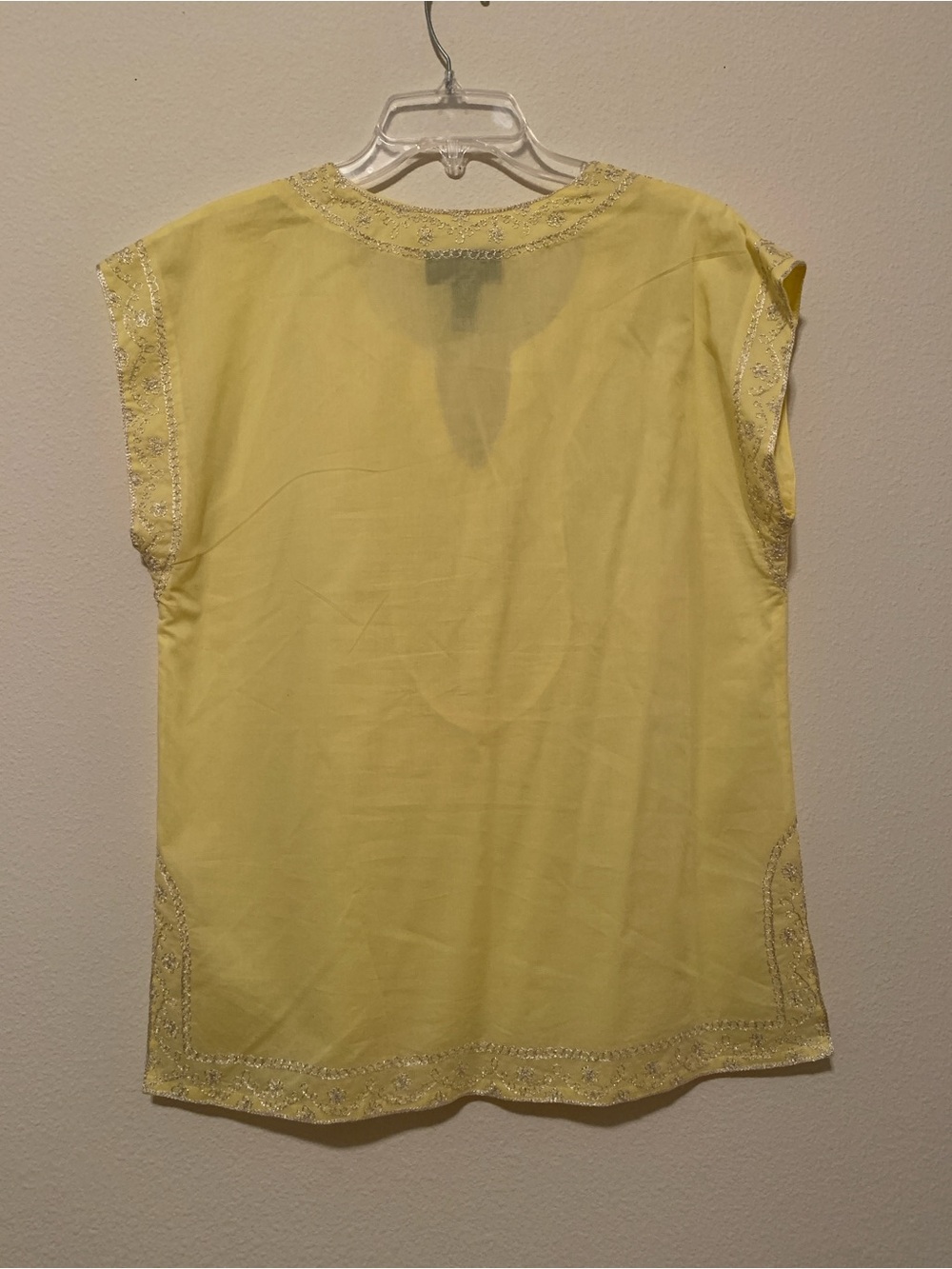 Yellow Hindu-Themed Top - Picture 3 of 14